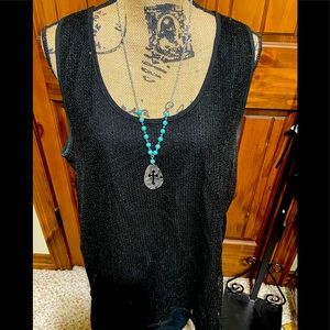 New 2 PCs tank with sparkle sz xxl